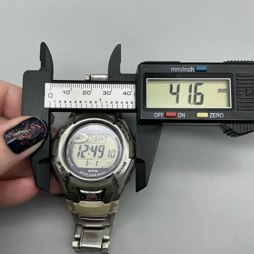 Casio G-Shock 2638 MTG-900 Mens Watch 42mm Solar Atomic Stainless 8.25